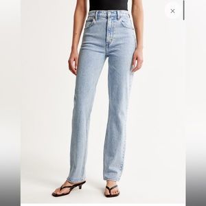Abercrombie & fitch 90’s straight ultra high rise